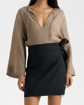 Linen Lipso Skirt - Women’s Skirts | 