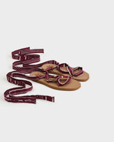Eva And Cotton Bandana Tie-Up Swim Sandals | 