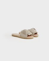 Organic Hemp Sandals With Knot - Women's Summer Sale | 
