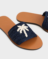 Raffia Leather Sandals | 