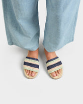 Cotton Crochet Jute Sandals - Women’s Sandals | 