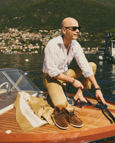 Swan Suede Boat Shoes | 