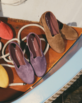 Brummel Suede Venetian Slippers - Luca Rubinacci x Manebí|Collab | 
