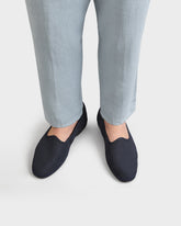 Brummel Lyocell Linen Blend Venetian Slippers - Luca Rubinacci x Manebí|Collab | 