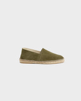 Suede Squared Toe Espadrilles - Men's Shoes | 