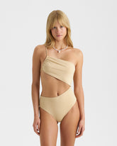 Cut-Out One-Shoulder One Piece - One-Piece | 