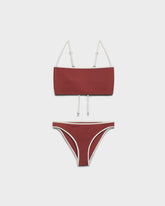 Edged Open-Back Bralette Bikini - Women's Summer Sale | 