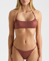 Wet Halterneck Bandeau Bikini - Women’s Swimwear | 