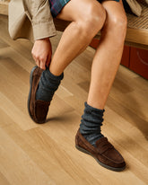 Suede Penny Loafers | 