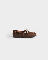 Suede Deck Shoes - Women's Shoes | 