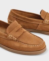 Suede Penny Loafers | 