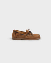 Suede Stitching Moccasins - Women’s Loafers | 