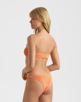 Seersucker Bandeau Bikini | 