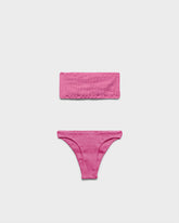 Seersucker Bandeau Bikini - Seersucker Fever | 