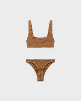Seersucker Bralette Bikini - Bikinis | 