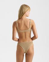 Bikini Bralette Surf in Seersucker | 