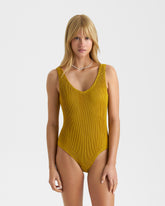 Seersucker V-Neck One Piece - Seersucker Fever | 