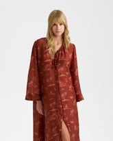 Printed Silk Hydra Dress - Women’s Dresses | 