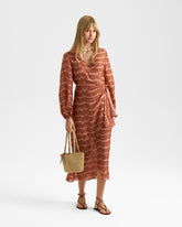 Printed Silk Galapagos Dress - Women’s Dresses | 