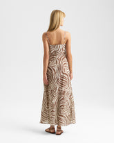 Printed Silk Cotton Voile Cuzco Dress | 