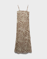 Printed Silk Cotton Voile Cuzco Dress | 