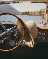 Handcrafted Raffia and Suede Panama Hat - Luca Rubinacci x Manebí|Collab | 