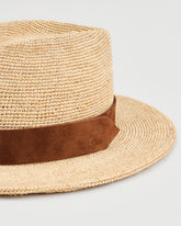 Cappello Panama in Rafia e Suede | 