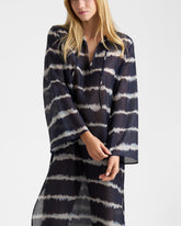 Printed Silk Cotton Voile Oceane Dress - Women’s Dresses | 