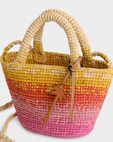 Multicolor Raffia Panier Mini | 