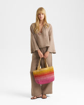 Borsa Zuma in Raffia Multicolor | 