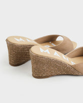 Espadrillas con Zeppa in Pelle Scamosciata | 