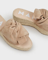 Suede Platforms With Knot | 