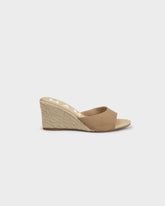 Suede Mule Wedge Espadrilles - Women’s Mules | 