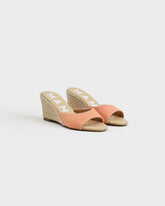 Suede Mule Wedge Espadrilles - Women’s Mules | 