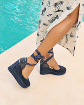 Suede Wedge Espadrilles | 