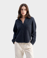 Merino Wool Harbour Overshirt - Women's Clothing Collection | 