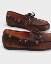 Mocassini Barca in Pelle Vintage | 