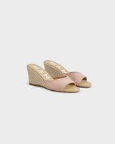 Soft Suede Mule Wedge Espadrilles - Wedge Espadrilles | 