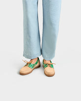 Scarpe da Barca in Suede e Cotone Bandana - Scarpe Donna | 