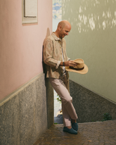 Brummel Suede Venetian Slippers - Luca Rubinacci x Manebí|Collab | 