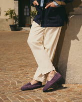 Brummel Suede Venetian Slippers - Luca Rubinacci x Manebí|Collab | 