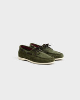 Swan Suede Boat-Shoes - Luca Rubinacci x Manebí|Collab | 
