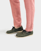 Swan Suede Boat-Shoes - Luca Rubinacci x Manebí|Collab | 