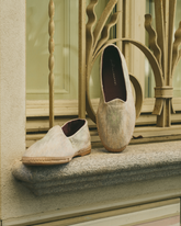 Brummel Linen Venetian Slippers - Luca Rubinacci x Manebí|Collab | 
