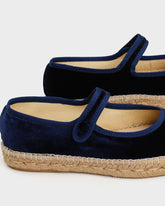 Velvet Mary Jane Espadrilles | 
