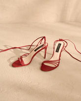 Savana Leather Braided Heels | 