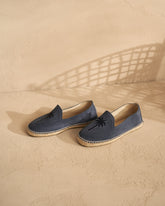 Espadrillas in Pelle Scamosciata con Ricamo | 